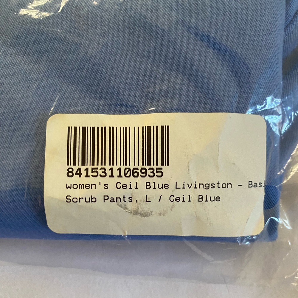 Figs Scrub Pants - Basic Livingston in Ceil Blue